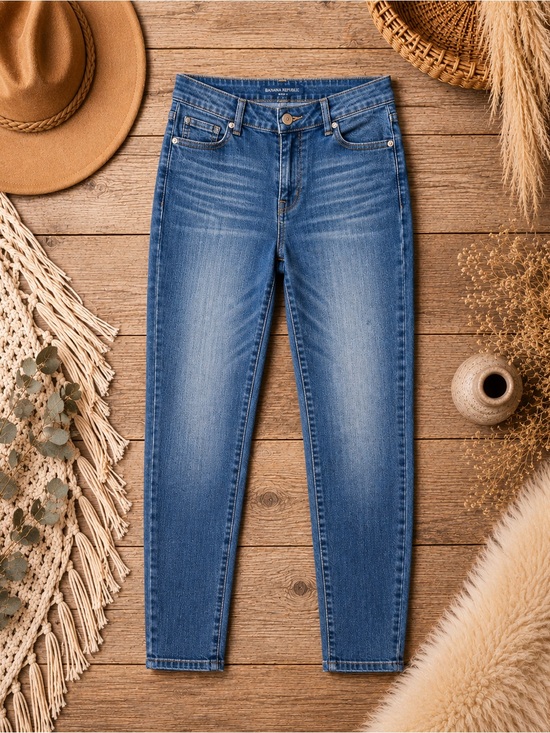 Rewash Denim - Rewash New York Skinny Jeans Women’s JR Size 13 | 30”Stretch Denim Med Blue Wash